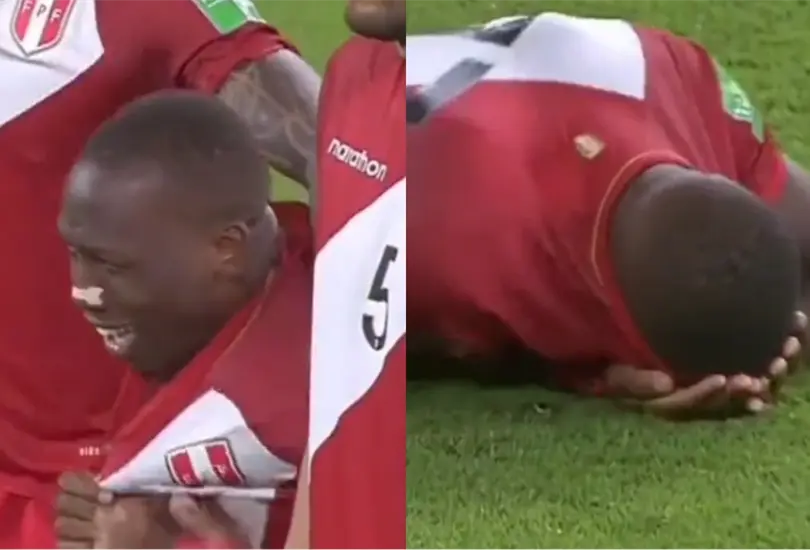Luis Advíncula recibió el apoyo de la afición peruana tras fallar su penal contra Australia. Luis Advíncula recibió el apoyo de la afición peruana tras fallar su penal contra Australia.