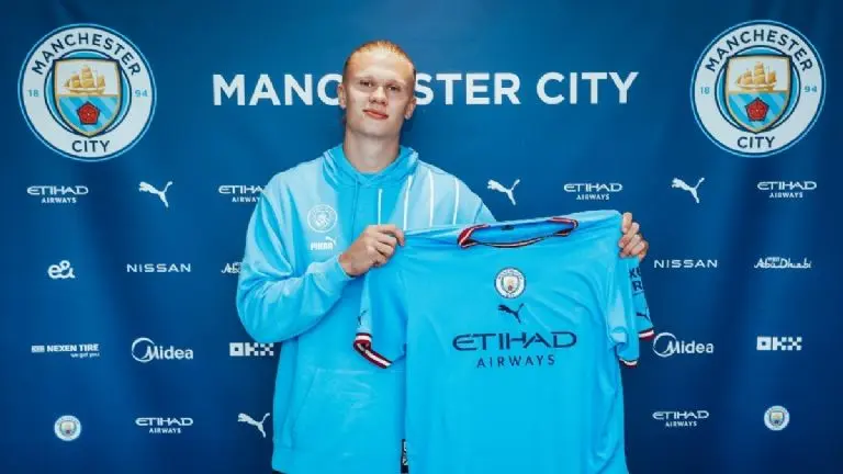 Haaland eligió al Manchester City para seguir el legado de su padre. @ManCity
