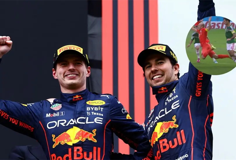 Max Verstappen hizo una broma relacionada al #NoEraPenal de Arjen Robben