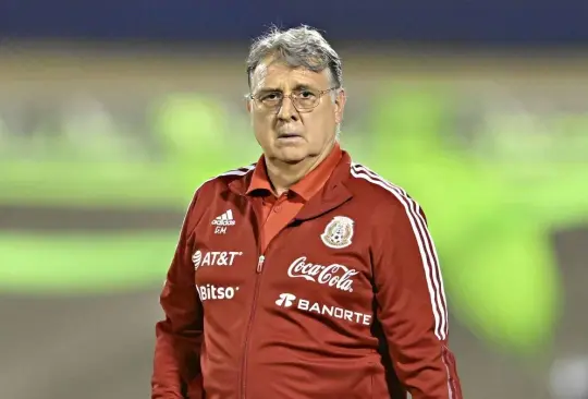 Gerardo Martino en el partido ante Jamaica por la Nations League de Concacaf.