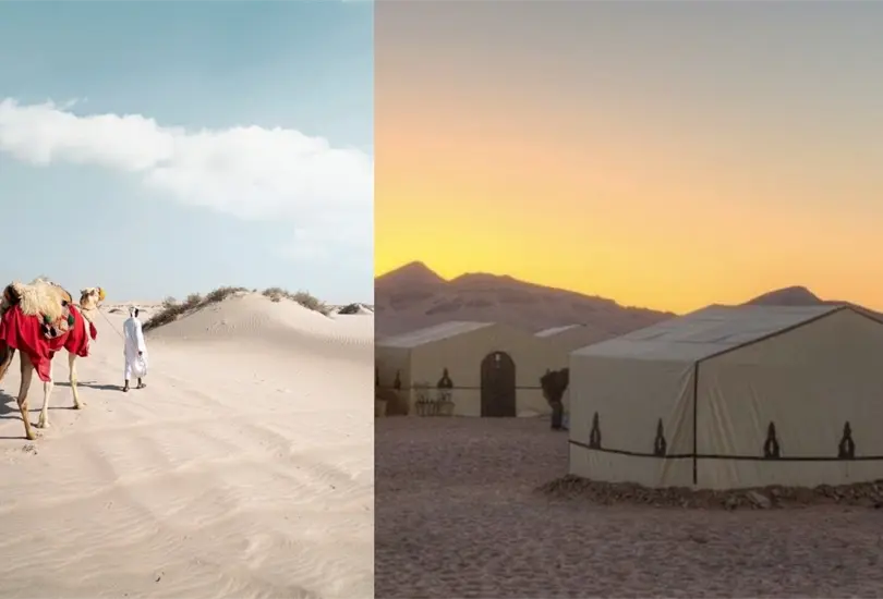 Las carpas beduinas inundar&aacute;n el desierto de Qatar.