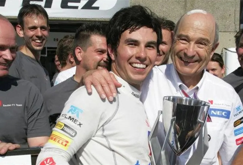 Checo P&eacute;rez se subi&oacute; al podio del GP de Canad&aacute; 2012