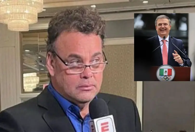 David Faitelson critic&oacute; la postura de Marcelo Ebrard por querer luchar por unos Juegos Ol&iacute;mpicos en M&eacute;xico.
