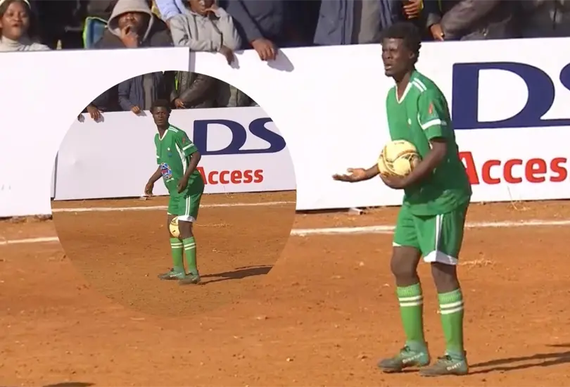 Este futbolista sudafricano fue amonestado por ponerse a bailar.