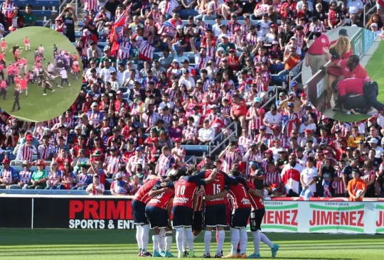 El partido amistoso entre Chivas y Atlas fue opacado por una bronca entre aficionados El partido amistoso entre Chivas y Atlas fue opacado por una bronca entre aficionados