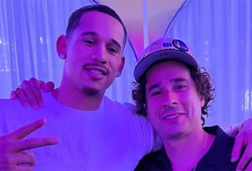 Guillermo Ochoa presumi&oacute; fotos con campeones de la NBA incluido Juan Toscano