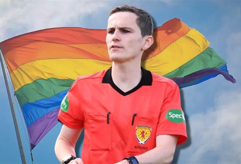Craig Napier, el &aacute;rbitro escoc&eacute;s que se declar&oacute; homosexual.