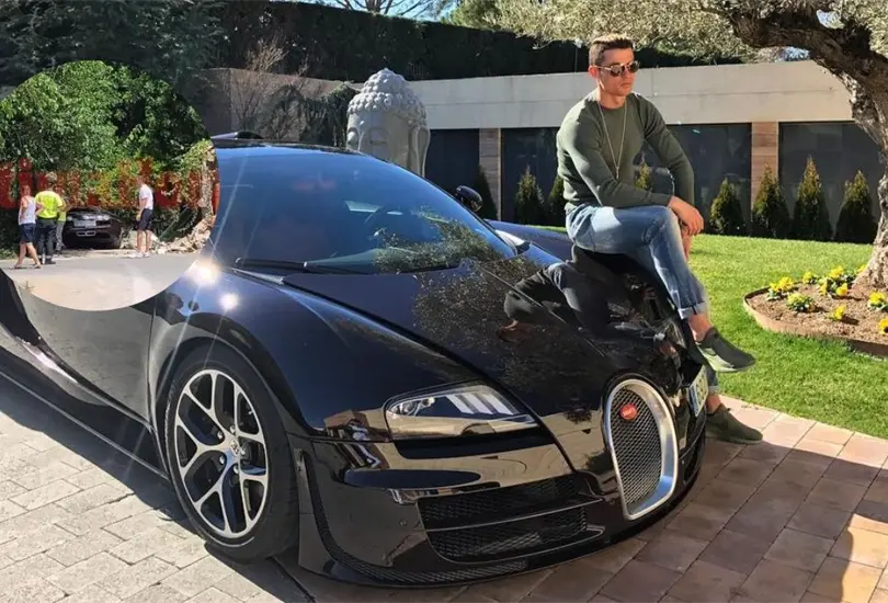 Cristiano Ronaldo habr&iacute;a chocado su Bugatti
