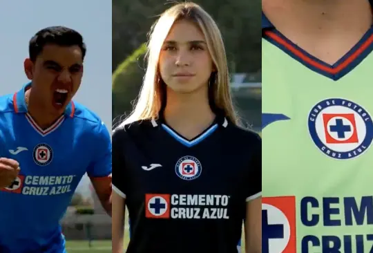 Cruz Azul presentó sus nuevos jerseys para la temporada 2022/2023.