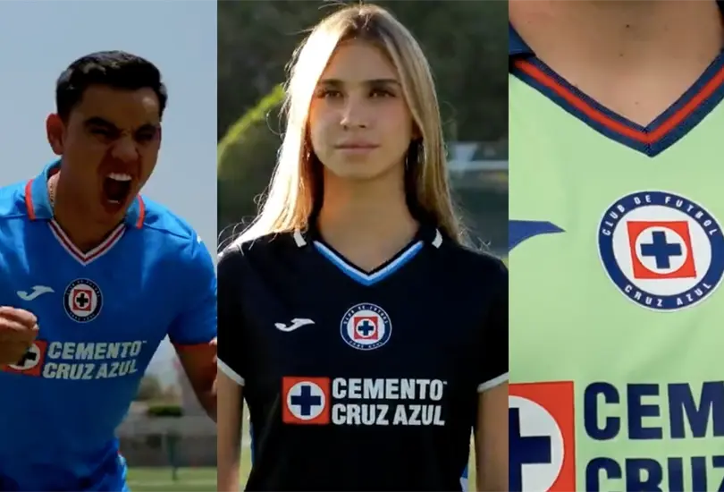 Cruz Azul present&oacute; sus nuevos jerseys para la temporada 2022/2023.