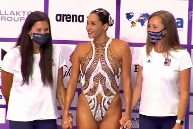 Anita Álvarez compitió hace unos meses. (@anitaaalvarez)