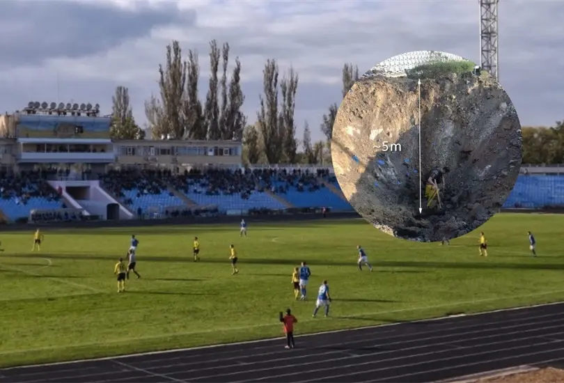 El Mykolaiv Stadium ha vivido los estragos de la guerra entre Rusia y Ucrania.