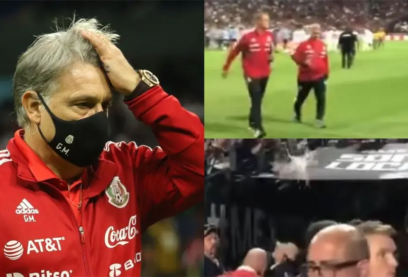 Gerardo Tata Martino fue insultado y agredido por la derrota que sufri&oacute; M&eacute;xico ante Uruguay.
