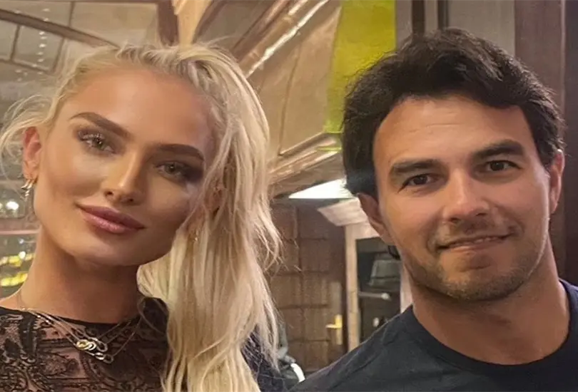 La modelo ucraniana, Khrystyna, compartió una foto con el piloto mexicano, Sergio Checo Pérez. La modelo ucraniana, Khrystyna, compartió una foto con el piloto mexicano, Sergio Checo Pérez.
