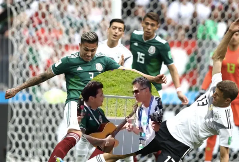 Nodal visit&oacute; a la Selecci&oacute;n Mexicana en 2018.
