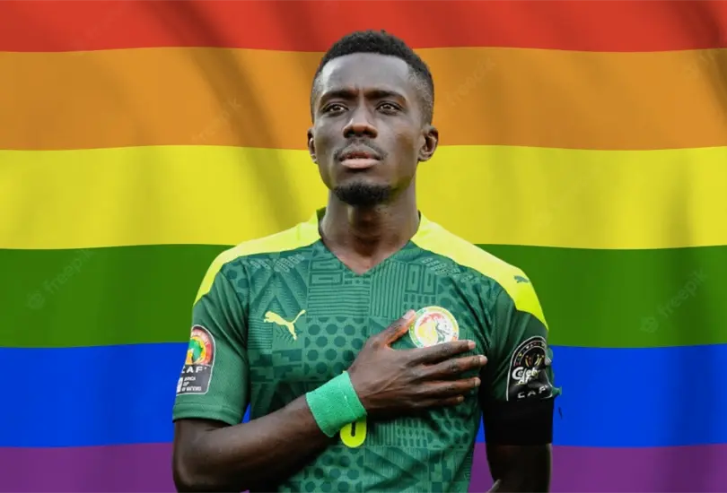Idrissa Gueye es un h&eacute;roe para su pa&iacute;s al negarse a portar la bandera LGBT.