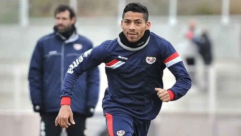 Aquino entrenando con el Rayo Vallecano (@javieraquino7)