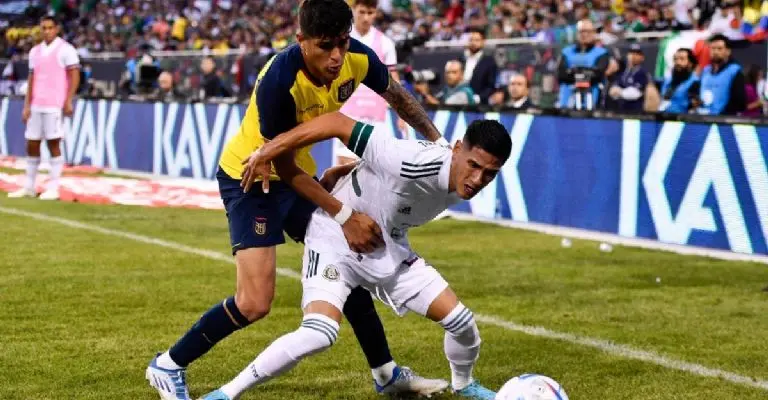 El juego ante Ecuador careció de emociones. Twitter - Selección Mexicana