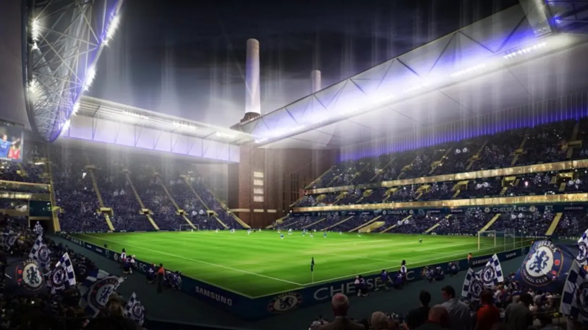 Entre el cambio de recinto que planeaba el Chelsea en 2012 estaba el Battleship Stadium, proyecto que se caracterizaba por comprar una central eléctrica para sacar provecho de ella y crear un recinto potente en cuanto a electricidad.
