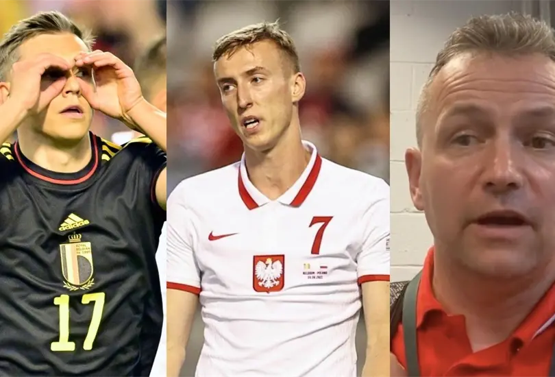 La Selecci&oacute;n de Polonia fue goleada por B&eacute;lgica e hizo quedar a su periodista.