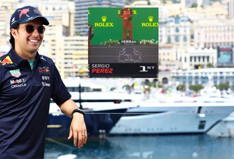 Una televisora se equivoc&oacute; y dio como ganador del GP de Austria a Checo P&eacute;rez