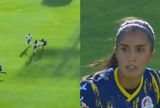 Daniela Carrandi dio muestras de su calidad con su gol de larga distancia