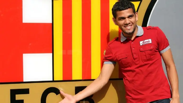 Dani Alves en su primera etapa con el Barcelona. (@LaLiga)