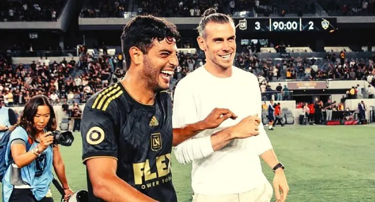 Gareth Bale, compañero de Carlos Vela, no estará en el MLS All-Star Game 2022 - Twitter @LAFC