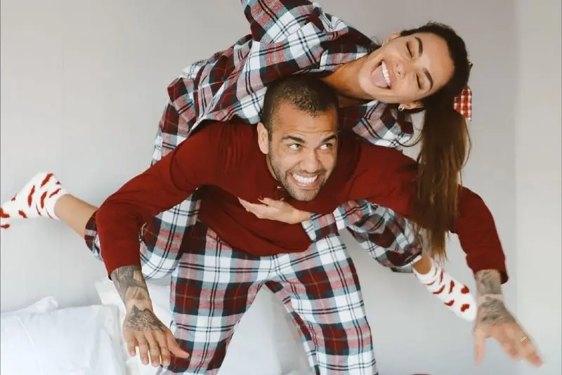 "De Dani Alves me llamó mucho la atención su alegría, lo feliz que es, lo que transmite, la buena energía que comparte con la gente", dijo Joana Sanz en algún momento. 