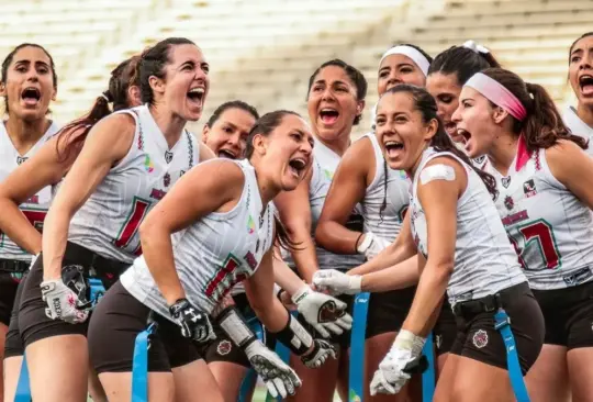 La Selección Mexicana Femenil de flag football consiguió el oro en los World Games. La Selección Mexicana Femenil de flag football consiguió el oro en los World Games.