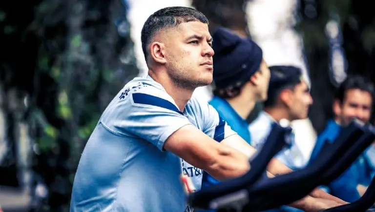 Richard Sánchez en el entrenamiento (@ClubAmerica)
