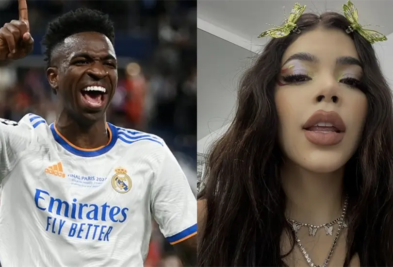 Vinicius J&uacute;nior felicit&oacute; a Kenia Os por su cumplea&ntilde;os.