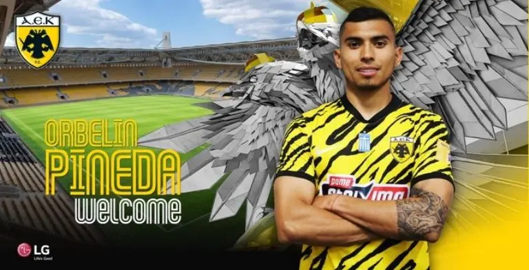 El AEK de Atenas utilizó sus redes sociales para darle la bienvenida al mexicano. Foto: Twitter @AEK_FC_OFFICIAL