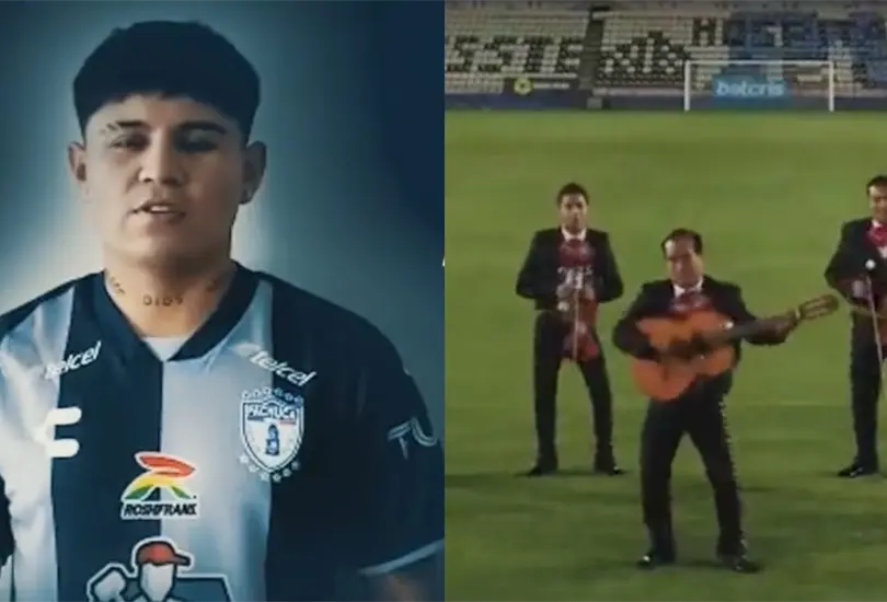 Javier Eduardo Chofis L&oacute;pez fue presentado por mariachis como nuevo jugador de Pachuca