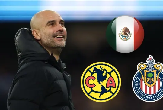 Pep Guardiola tuvo una confusión notoria entre América y Chivas.