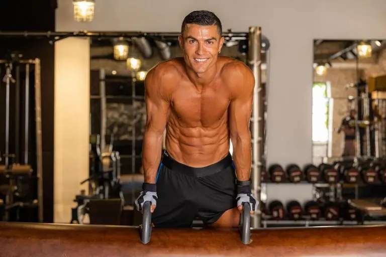 Cristiano en una de sus sesiones de entrenamiento - @cristiano