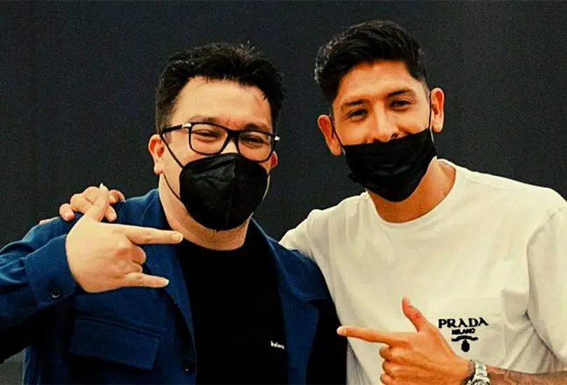 Edson Álvarez compartió en sus redes sociales la convivencia que tuvo con Franco Escamilla. Edson Álvarez compartió en sus redes sociales la convivencia que tuvo con Franco Escamilla.