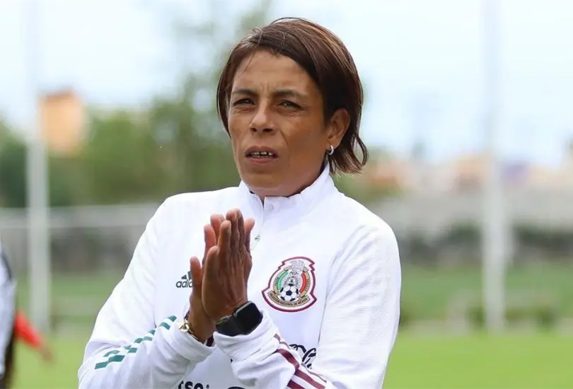 Maribel Dom&iacute;nguez es la m&aacute;xima anotadora de la Selecci&oacute;n Mexicana de Futbol Femenil a lo largo de su historia.
