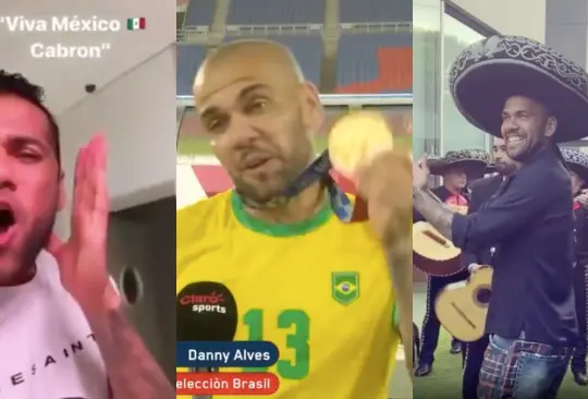 Dani Alves ha demostrado un gran cariño por México.