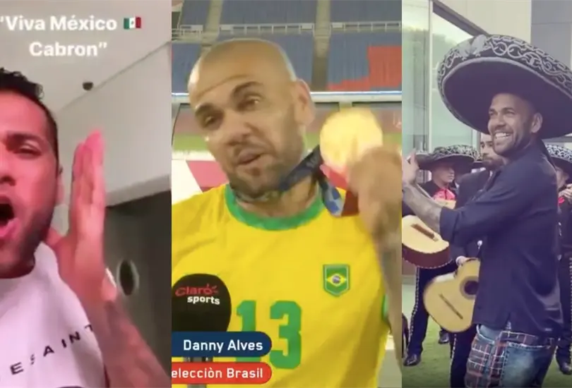 Dani Alves ha demostrado un gran cari&ntilde;o por M&eacute;xico.