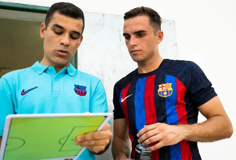 Rafael m&aacute;rquez debut&oacute; como entrenador del Barcelona Atl&eacute;tic con goleada. 
