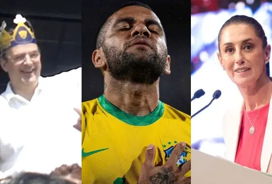 Ebrard y Sheinbaum aprovecharon para mandarle una calurosa bienvenida a Dani Alves.