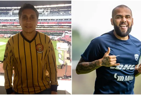 Manuel Negrete criticó el fichaje de Dani Alves con Pumas debido a la edad del brasileño. 