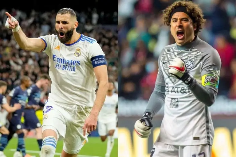 Karim Benzema y Guillermo Ochoa se reencontrarán después de varios años - Twitter @ChampionsLeague/Instagram @yosoy8a