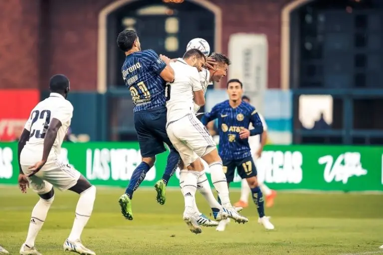 Mario Carrillo destacó la intensidad del partido entre América y Real Madrid - Twitter @ClubAmerica