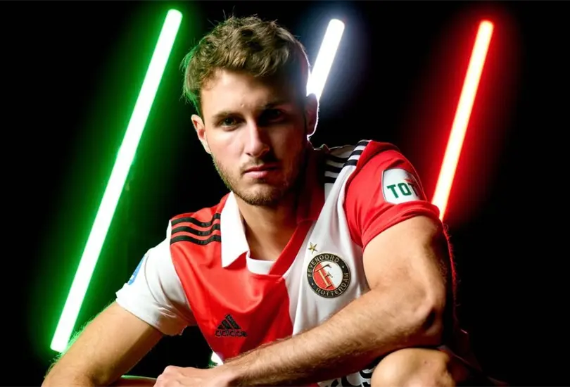 Santiago Gim&eacute;nez fue presentado como nuevo jugador del Feyenoord a trav&eacute;s de las redes sociales del equipo de Pa&iacute;ses Bajos.
