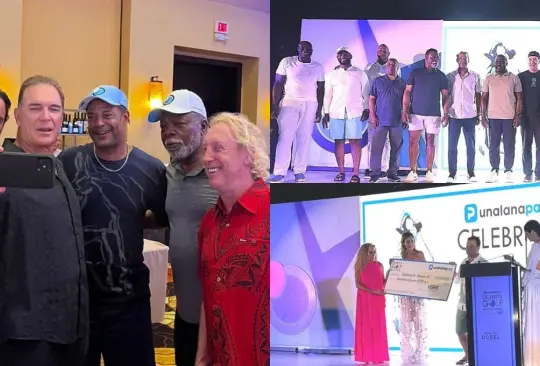 El torneo UnalanaPay Celebrity Golf Invitational recaudó 200 mil pesos en su primera edición.