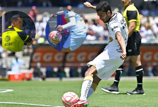 Jerónimo Rodríguez metió un golazo en el Pumas vs Rayados, pero fue opacado por el arbitraje