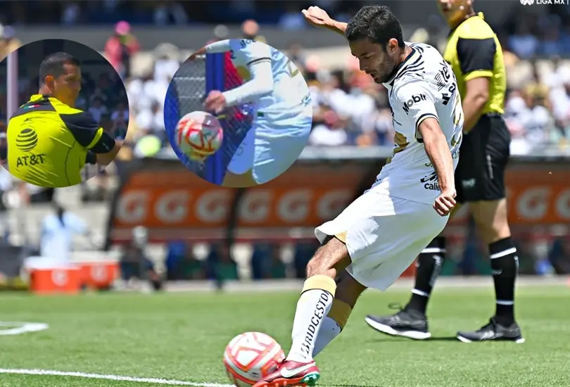 Jer&oacute;nimo Rodr&iacute;guez meti&oacute; un golazo en el Pumas vs Rayados, pero fue opacado por el arbitraje