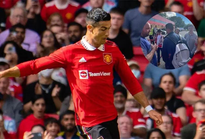 Cristiano Ronaldo habr&iacute;a dejado el partido del Manchester United previo a su finalizaci&oacute;n
